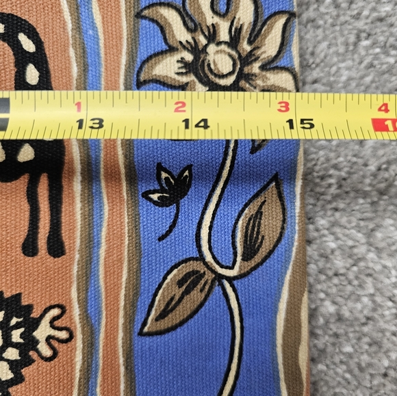 Canvas Giraffe and Turtle Bag - Picture 3 of 11